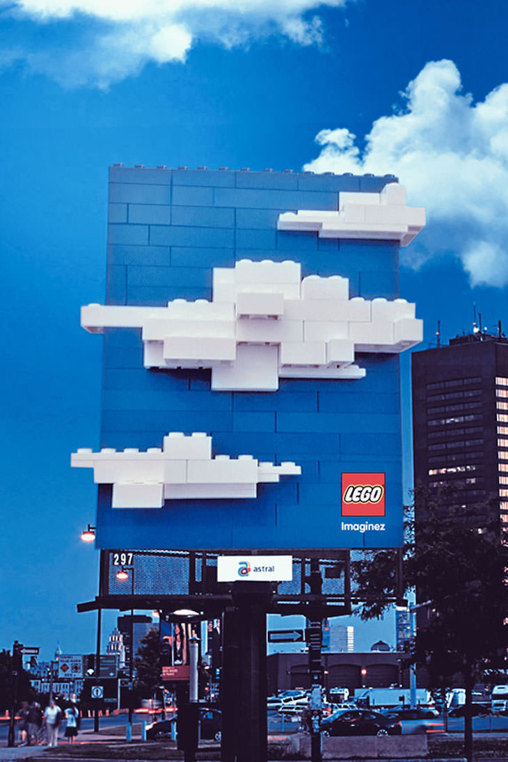  Brilliantly Creative Billboards, 3D Lego Billboard