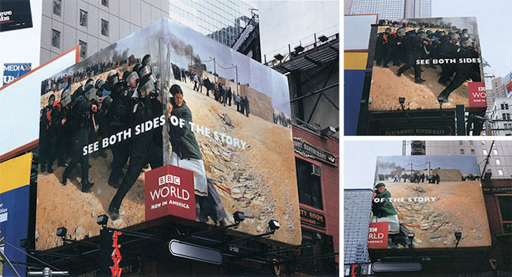  Brilliantly Creative Billboards, BBC both sides of the story