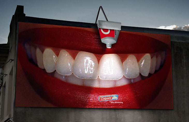  Brilliantly Creative Billboards, colgate billboard 