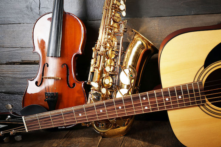 Items You Should NEVER Leave In a Freezing Car, musical instruments