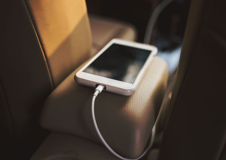 Items You Should NEVER Leave In a Freezing Car, cell phone