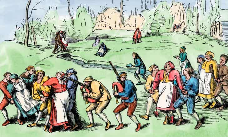 Creepy Historical Facts the dancing plague of 1518