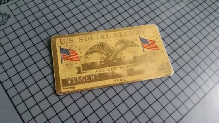 Cool Vintage Items, social security card.
