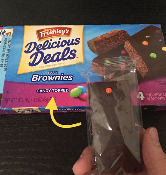 Deceptive Packaging candy topped