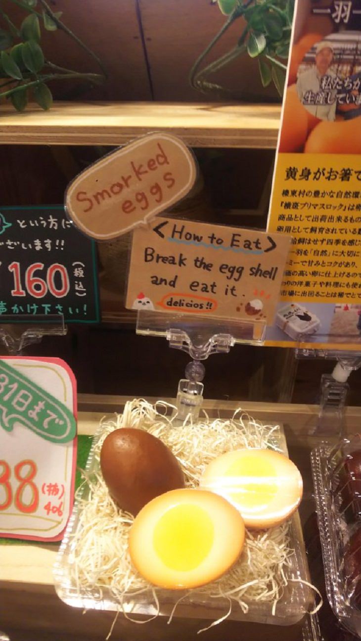 Translation Fails, eggs 