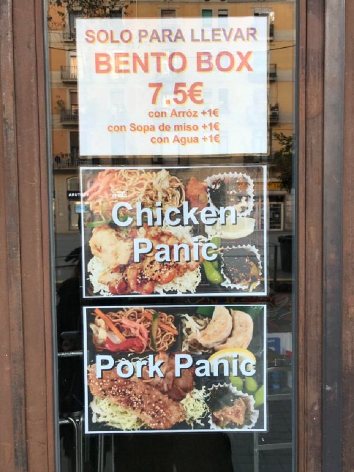 Translation Fails, food