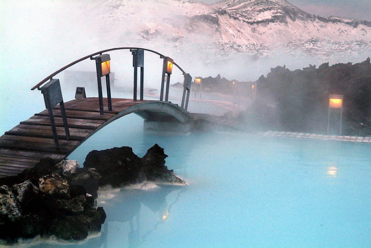 Beautiful Hot Springs The Blue Lagoon, Iceland