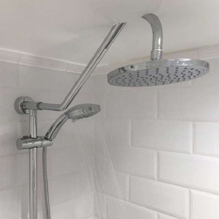 Interior Design Fails, shower heads