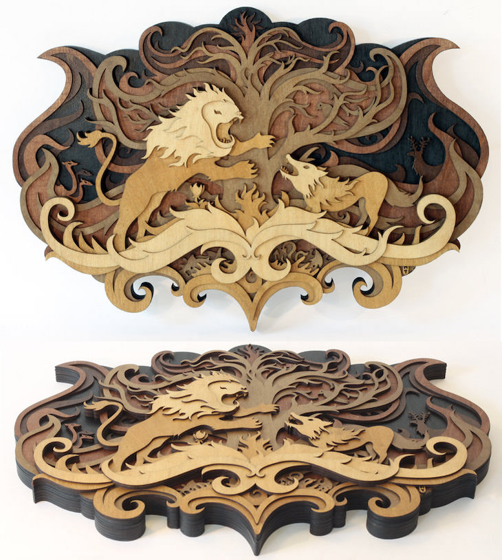 The Beauty of Laser Cutting Art, Martin Tomsky