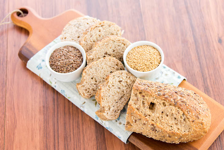 The Benefit of Counting Net Carbs & How To Do It, whole grain bread