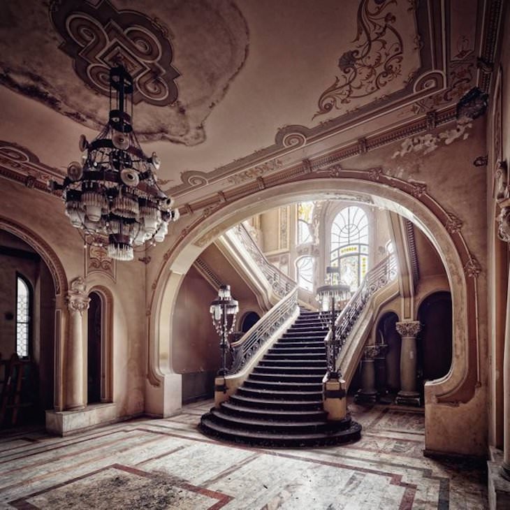 Beautiful Abandoned Structures Reclaimed by Nature, Long abandoned hotel, Europe