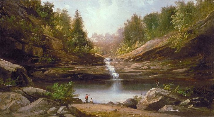 Robert S. Duncanson’s Landscape Art , Mountain Pool'