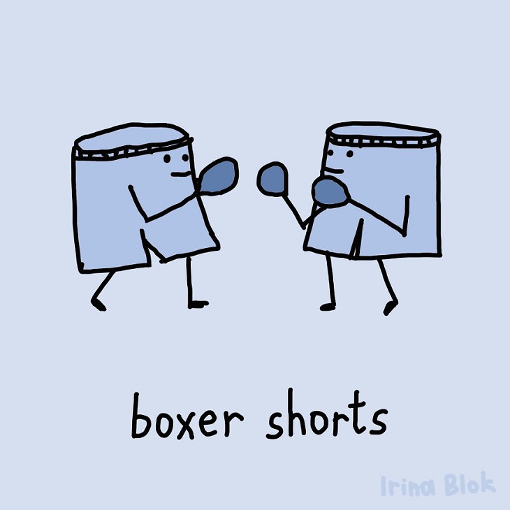  Illustrated Puns, shorts