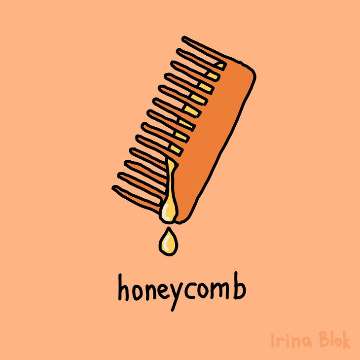  Illustrated Puns, comb