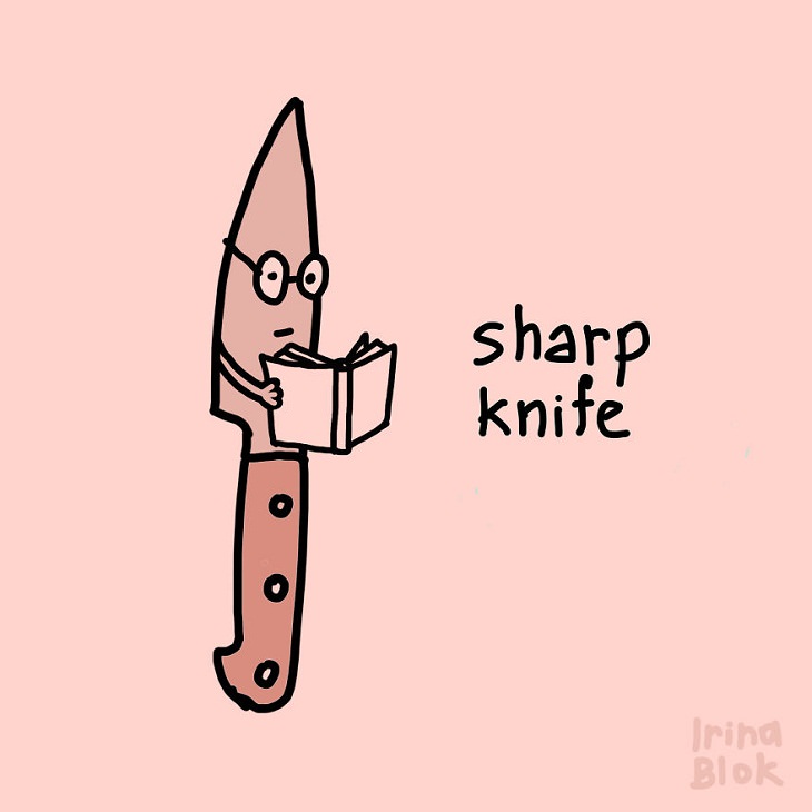  Illustrated Puns, knife