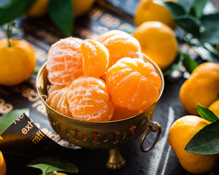 Foods for Dry Skin Tangerines