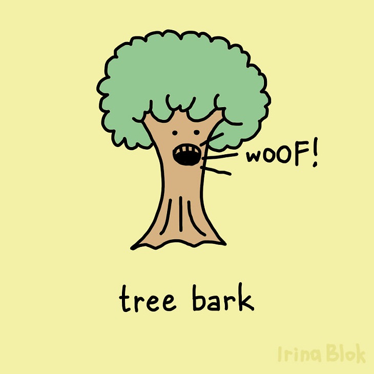  Illustrated Puns,tree