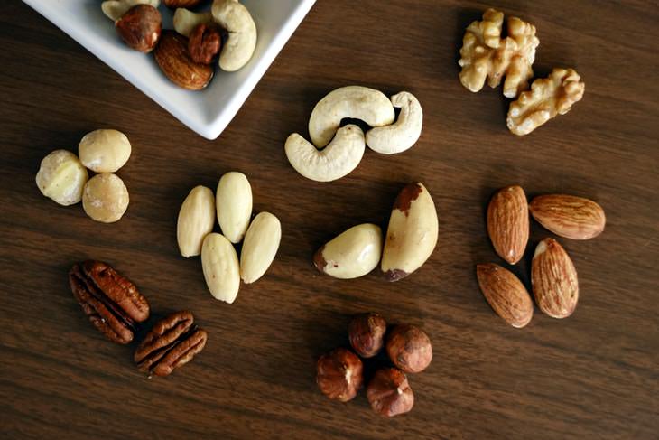 Foods for Dry Skin Nuts