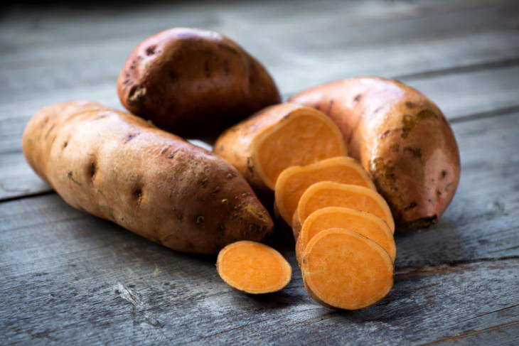 Foods for Dry Skin Sweet Potatoes