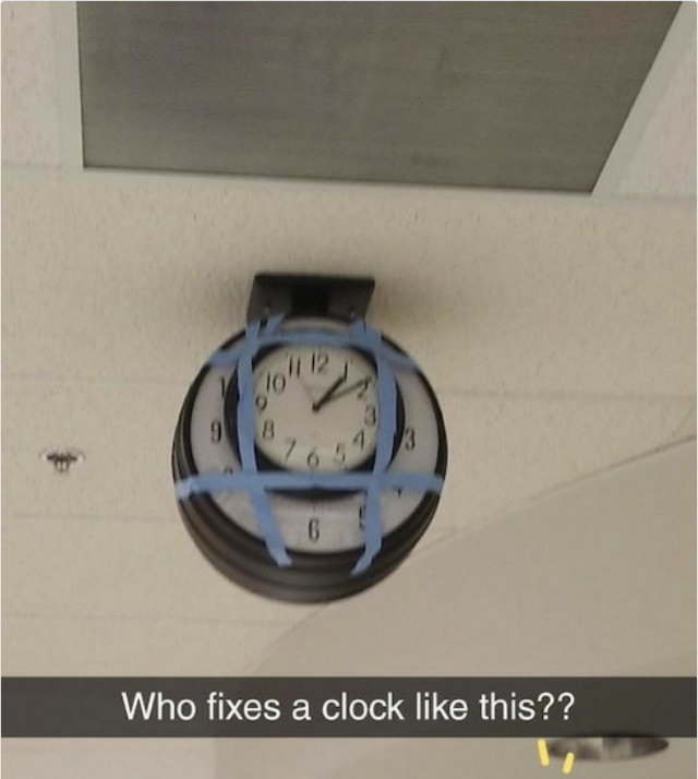funny fails clock