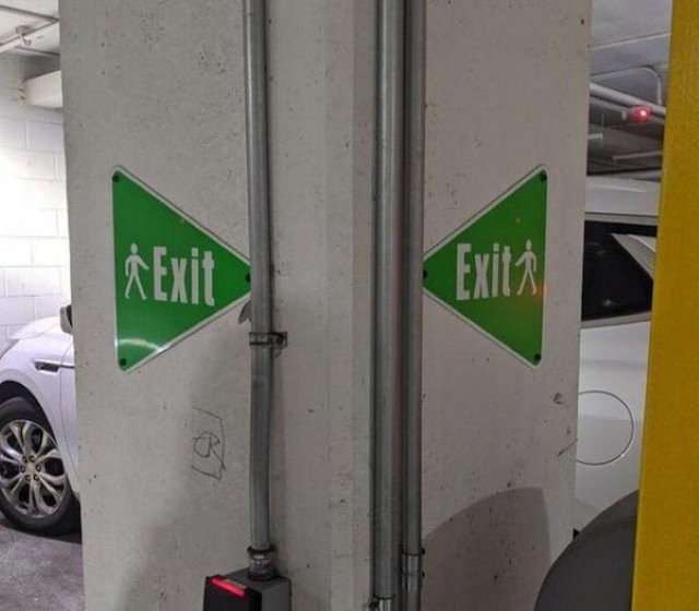 funny fails exit exit