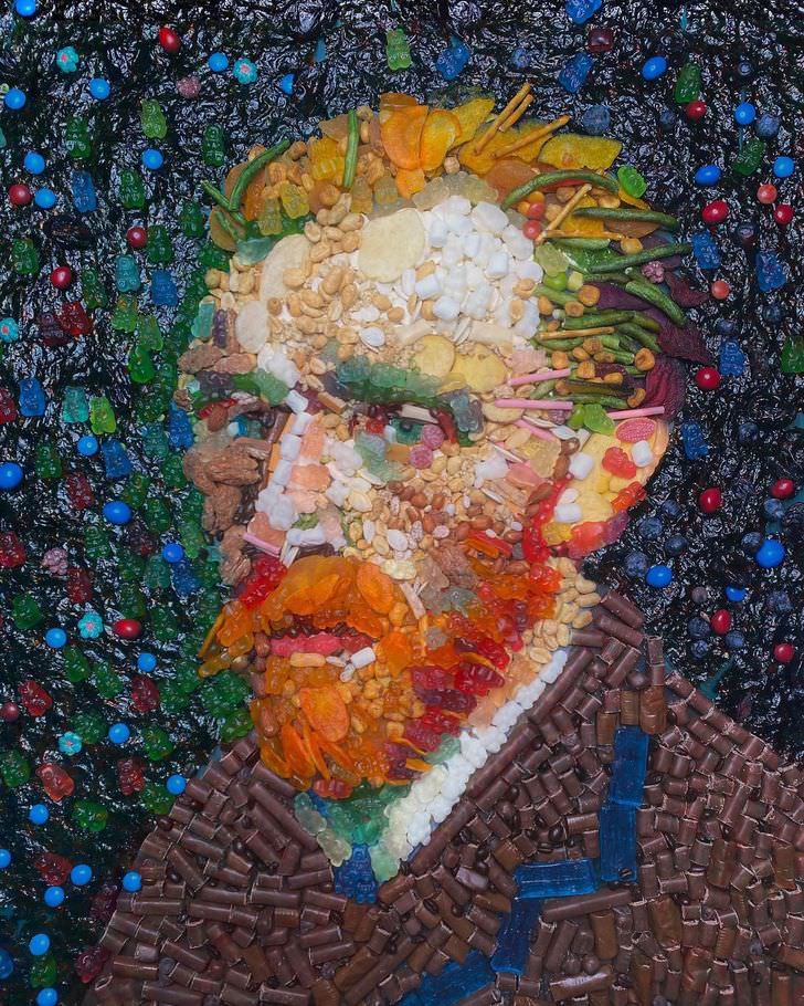 Artistic Creations,  portrait of Van Gogh