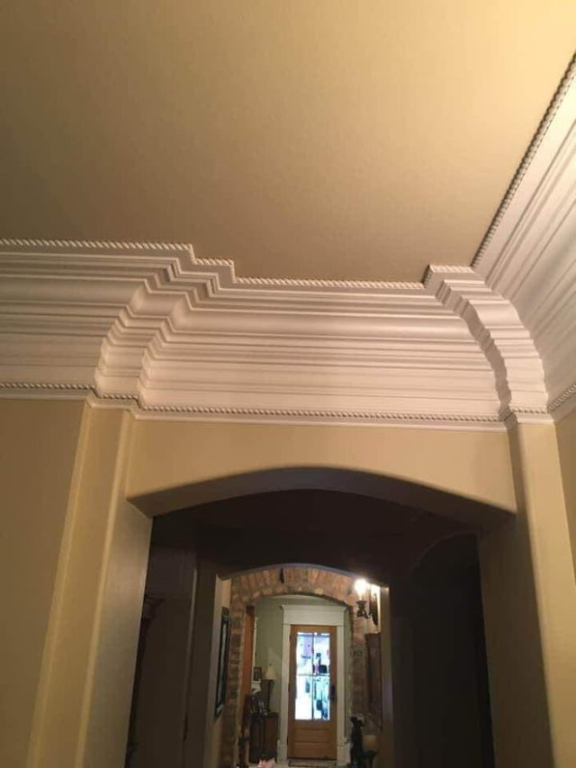 Interior Design Fails too much crown molding