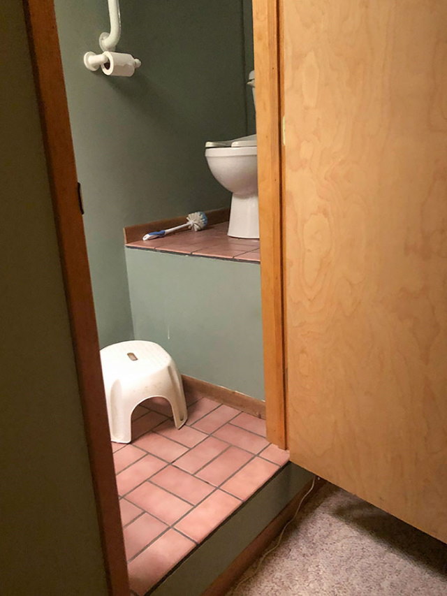 Interior Design Fails toilet step toilet