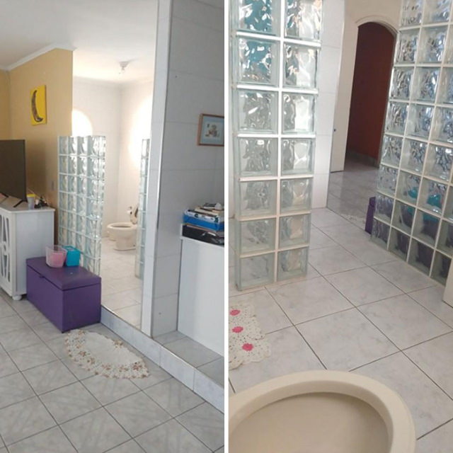 Interior Design Fails bathroom without a door