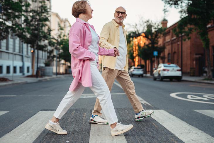 Muscle Atrophy senior couple walking