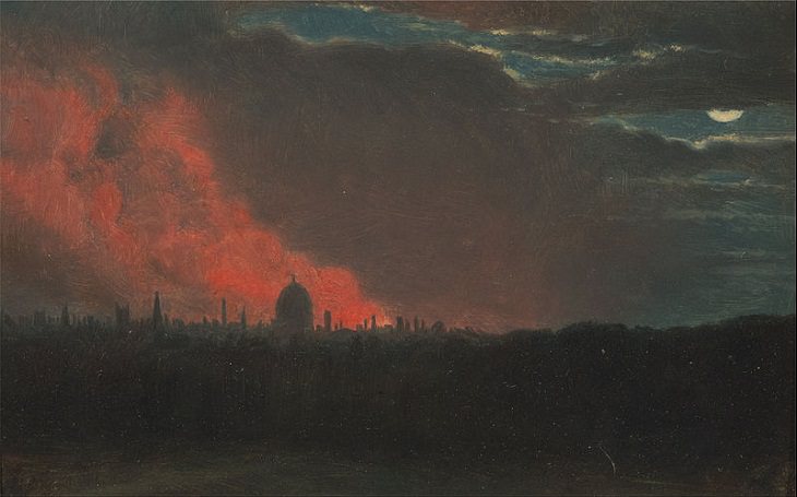 John Constable Paintings, Fire in London