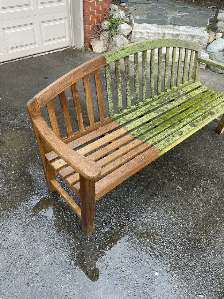 Power Washing  20-year-old teak