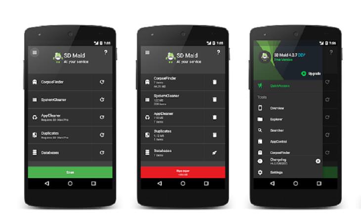 Phone Cleaner Apps, SD Maid