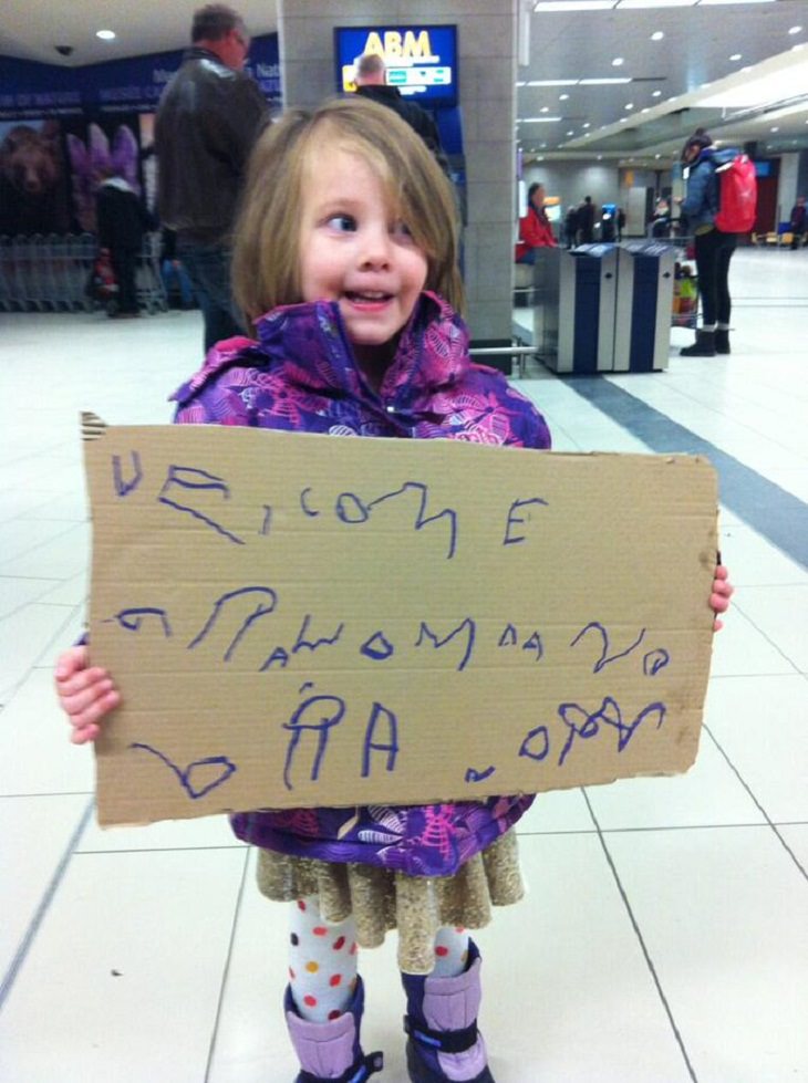 Airport Greeting Signs,kid 