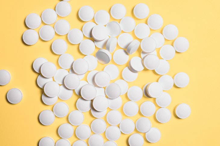 Taking Aspirin to Prevent Stroke pills