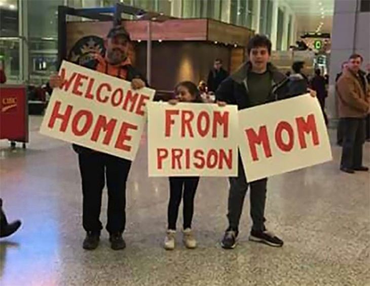 Airport Greeting Signs, Prison 