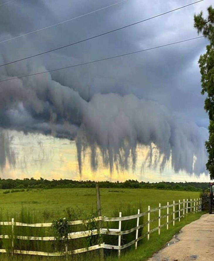 Optical Illusions Scud Clouds in South Carolina
