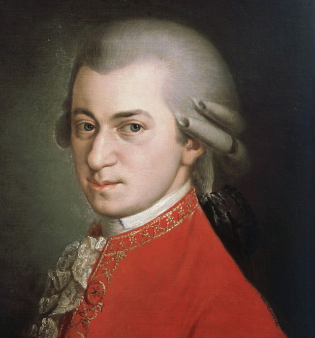 Mozart's K448 and Epilepsy Mozart's portrait