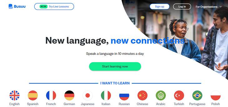 Language-Learning Websites, Busuu