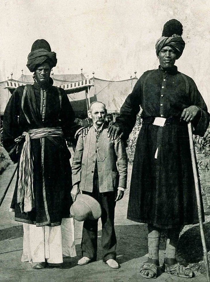 Rare Vintage Photos,  Giants of Kashmir