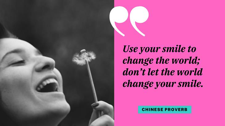 Smile Quotes, change the world