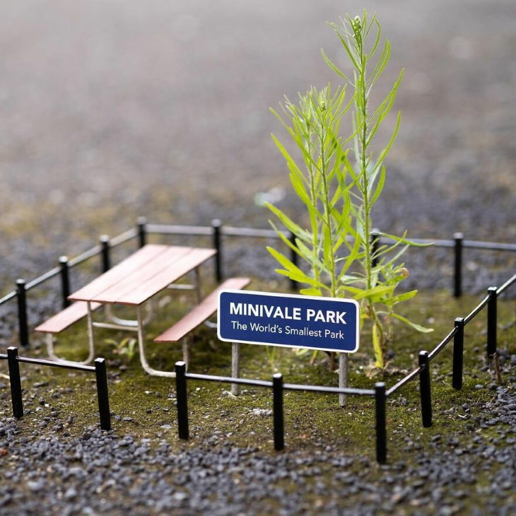 Miniature Signs by Michael Pederson minivale park