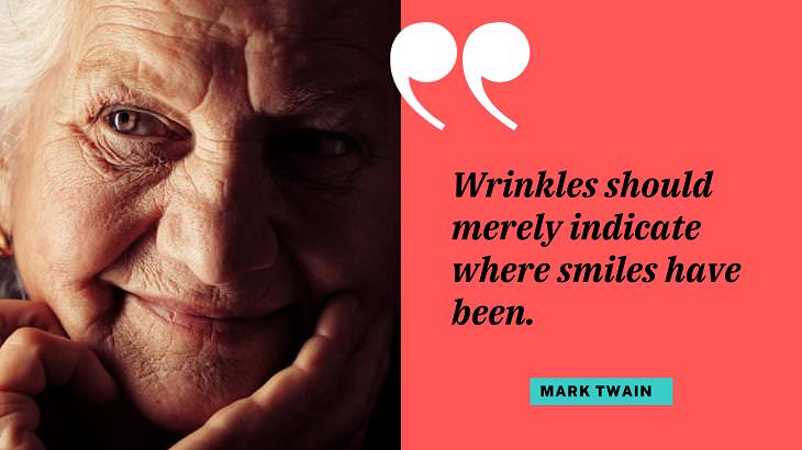 Smile Quotes, wrinkles