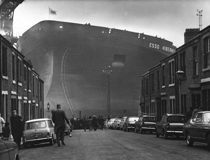 Rare Vintage Photos, Esso Hibernia tanker