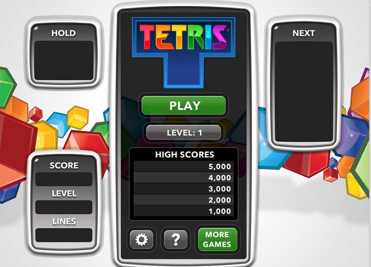 Senior-Friendly Games, tetris