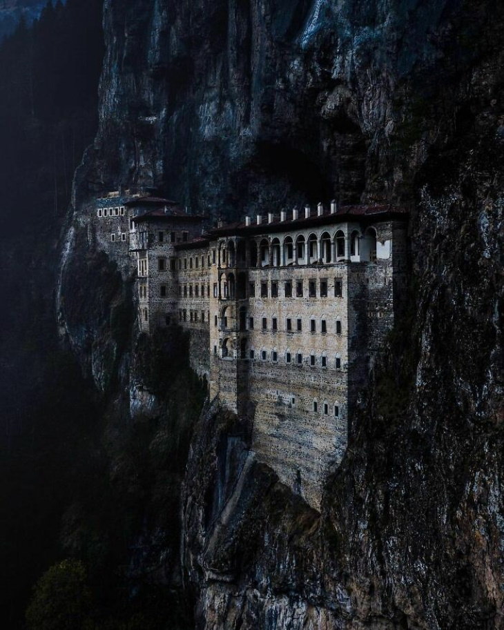 Pretty Buildings Sumela Monastery in Turkey 