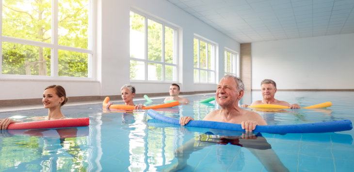 Exercise Safely With Arthritis a group water exercising