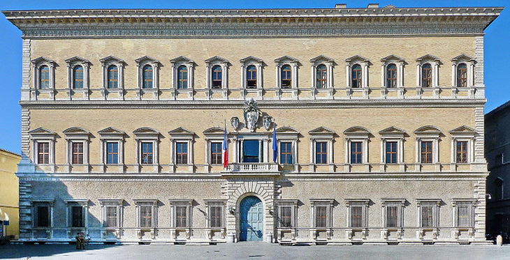Renaissance Buildings Palazzo Farnese - Rome, Italy exterior