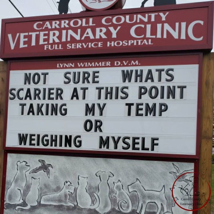  Carroll County Vet Clinic Signs