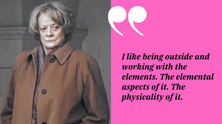 Maggie Smith Quotes, work